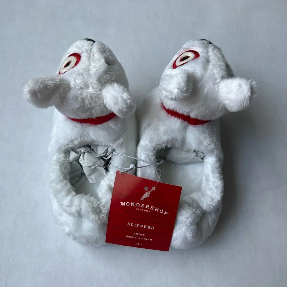 Target Bullseye Character Slippers - Toddler Wondershop - Picture 2 of 7